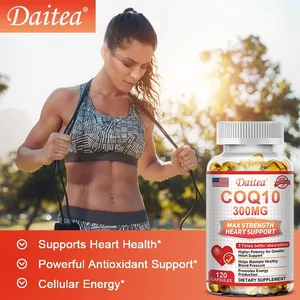 Coenzyme Q10 Capsules 300 Mg Each To Promote Cardiovascular Health and Heart Health Provide Energy To Support Joint Health