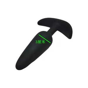 Anal Plug T-Shaped 3 Sizes Soft Silicone Anal Butt Plug Stimulator Anal Sex Toys for Men/Women Prostate Massager Trainer