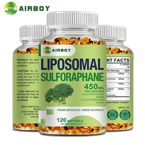 Liposomalny sulforafan 450 mg - przeciwutleniający suplement na serce wzmacniający odporność