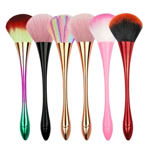 برس گرد و غبار هنر ناخن مد روز 1Pc مناسب برای DIY Nails برس های آرایشی قابل استفاده مجدد